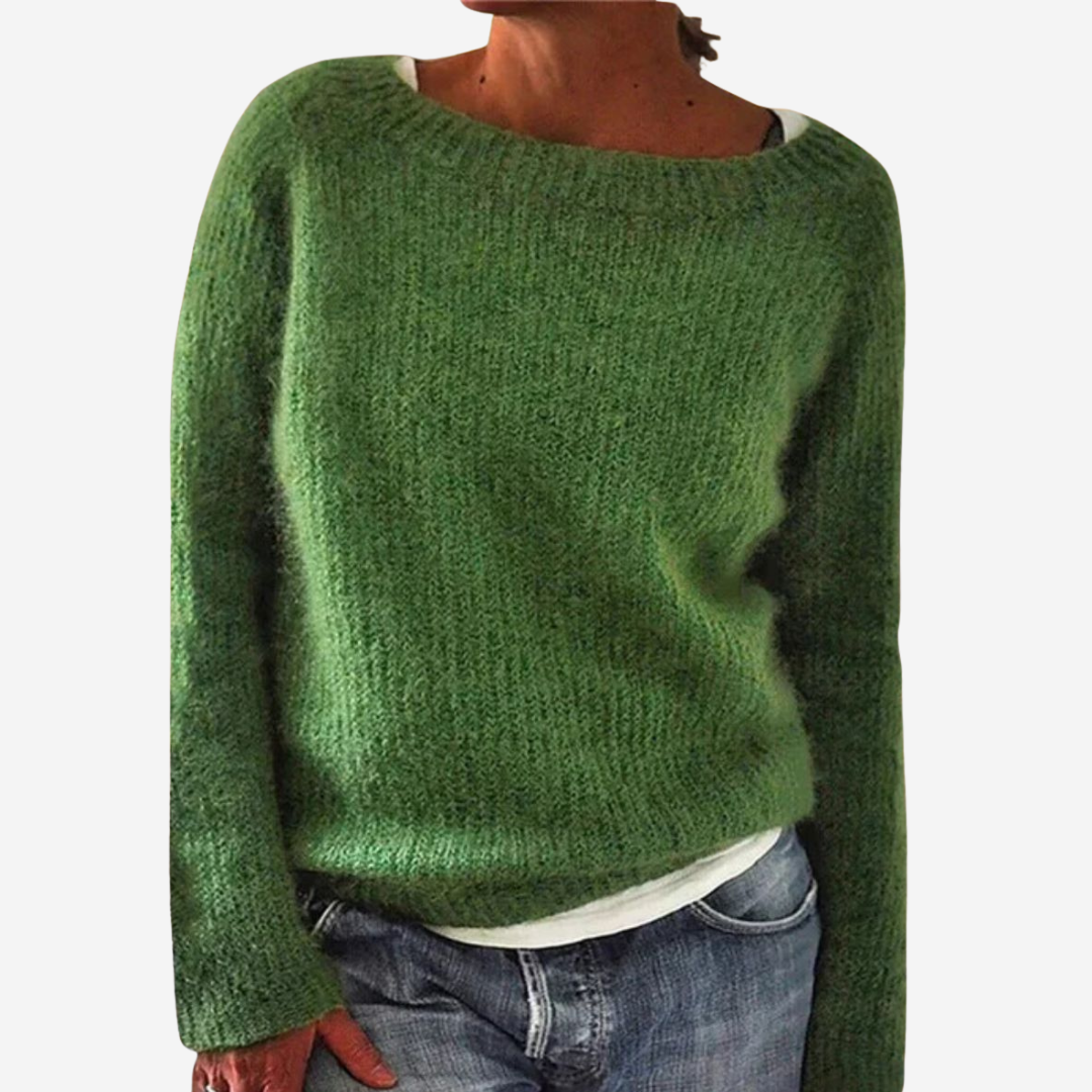 Women’s Lightweight Knit Boat Neck Sweater - Wilson oxford