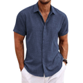 Men’s Short Sleeve Button Down Shirt - Wilson oxford