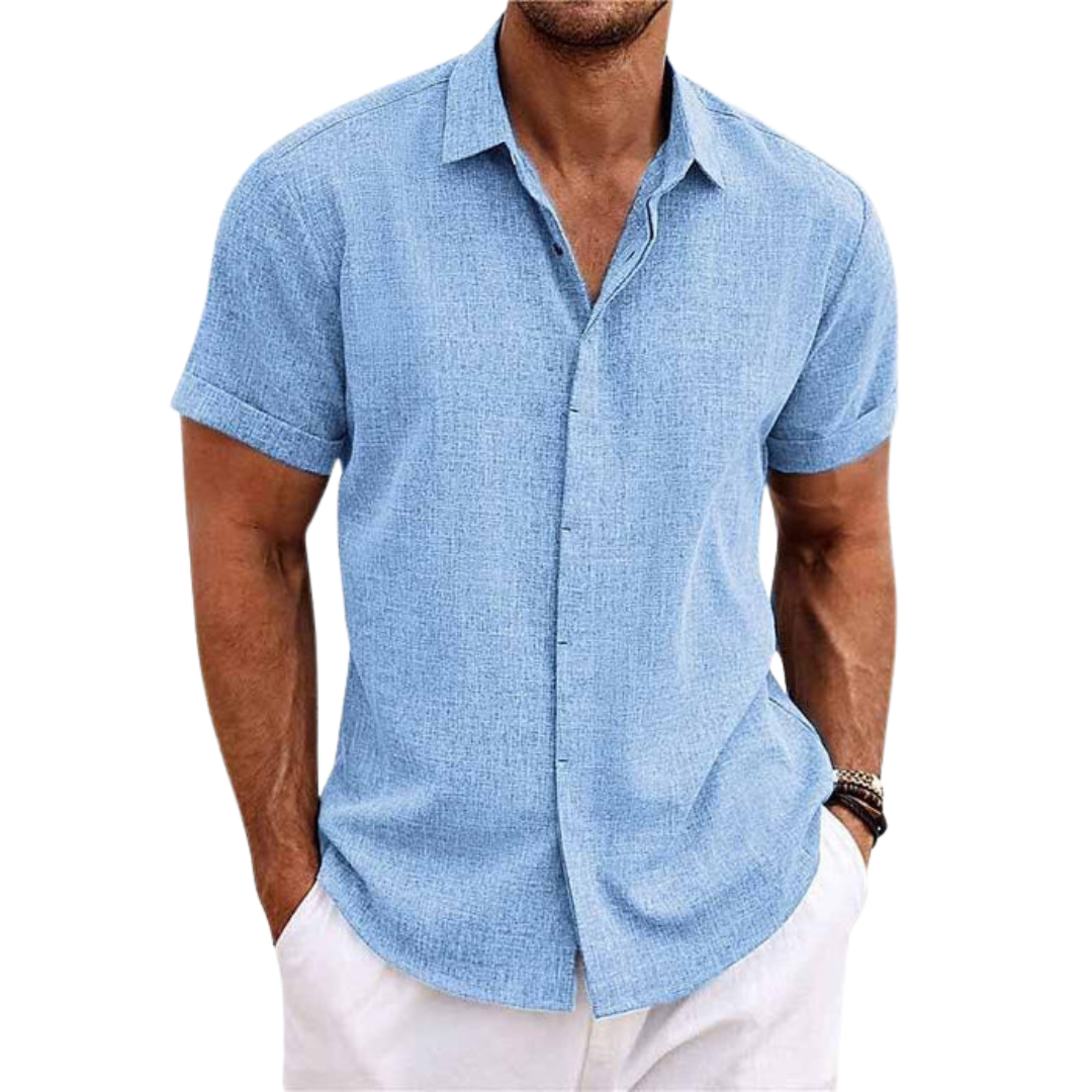 Men’s Short Sleeve Button Down Shirt - Wilson oxford